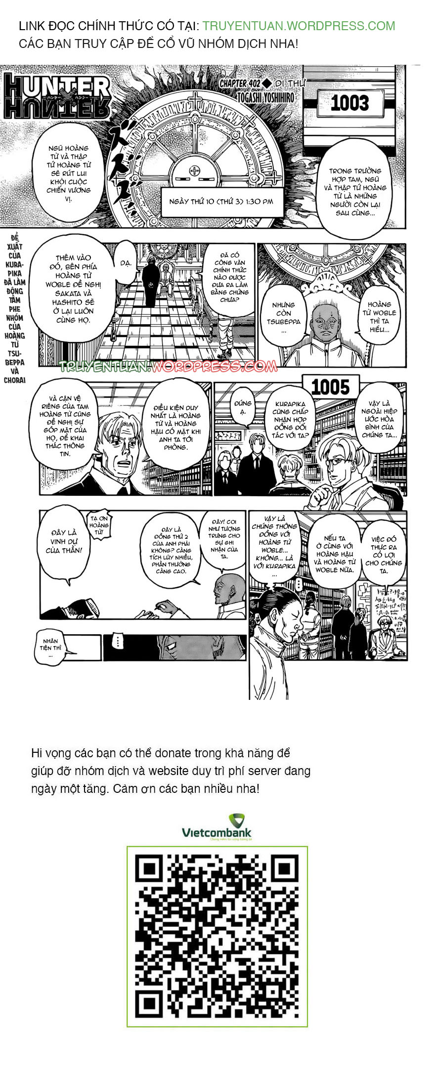 Hunter X Hunter Chap 402 - Next Chap 403