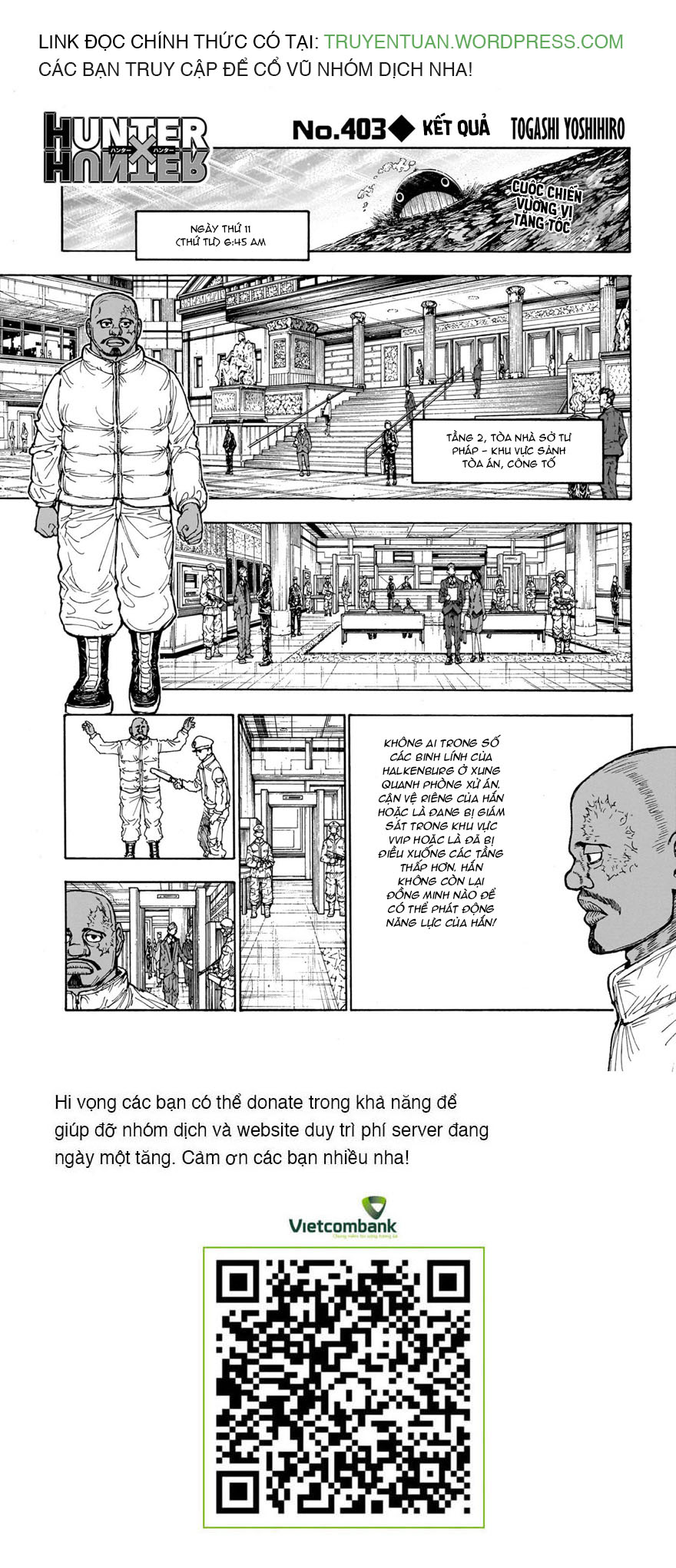 Hunter X Hunter Chap 403 - Next Chap 404