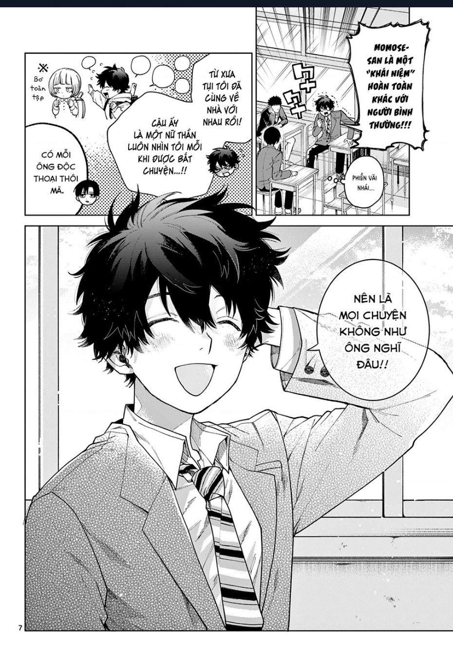 Mối Tình Đầu Đầy Trắc Trở Của Momose Akira Chap 3 - Next Chap 4