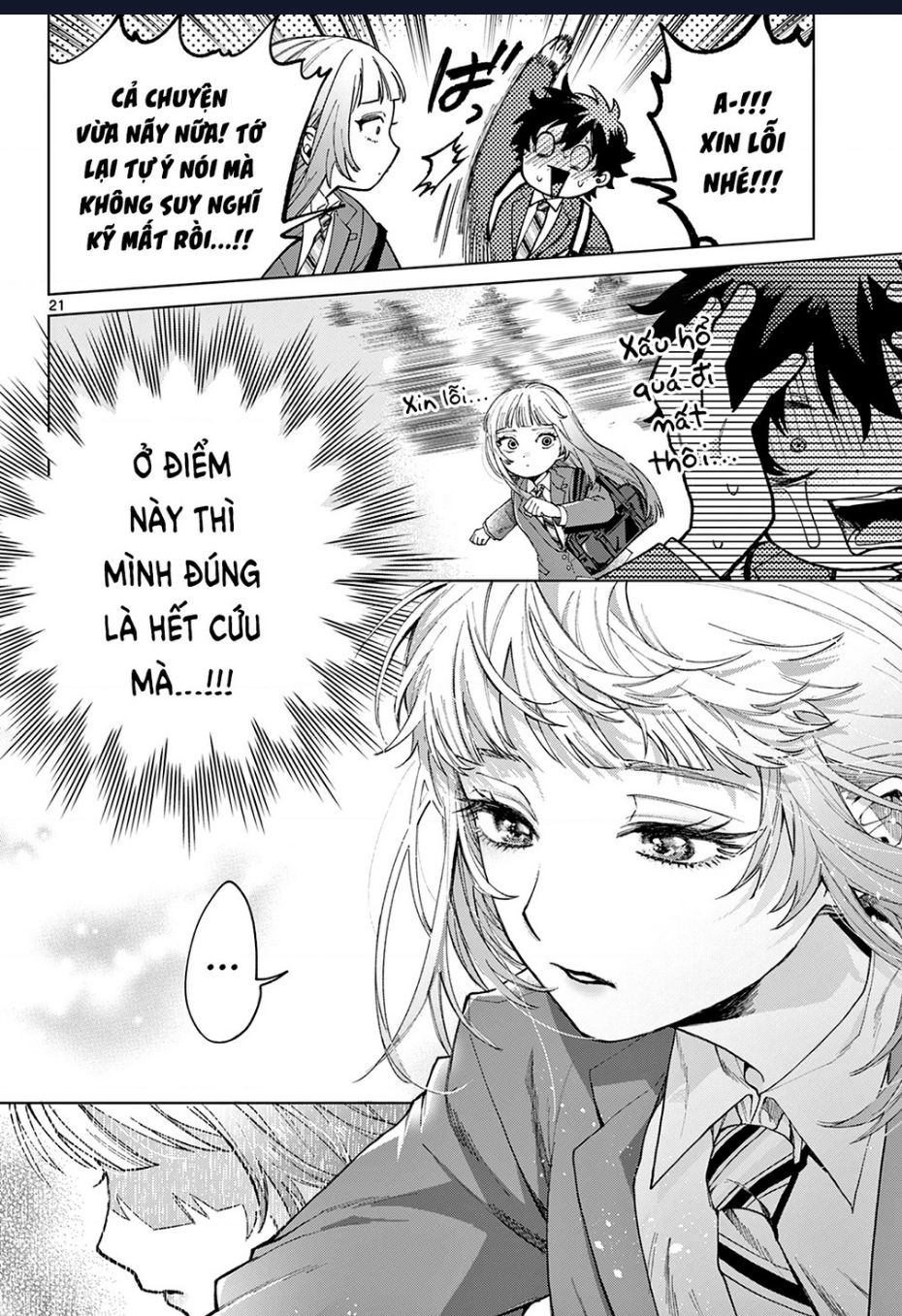 Mối Tình Đầu Đầy Trắc Trở Của Momose Akira Chap 3 - Next Chap 4