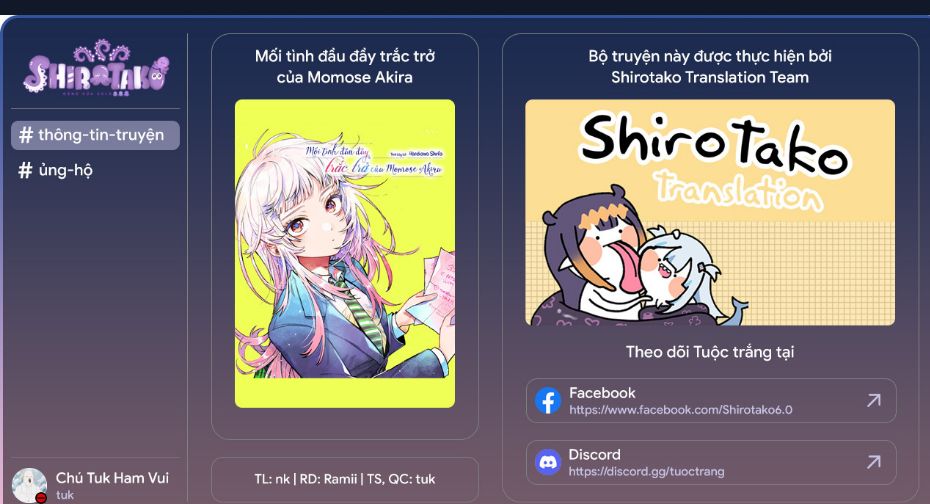 Mối Tình Đầu Đầy Trắc Trở Của Momose Akira Chap 6 - Next Chap 7