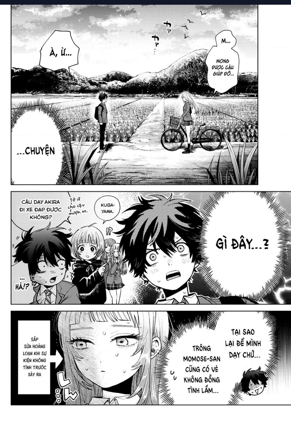 Mối Tình Đầu Đầy Trắc Trở Của Momose Akira Chap 12 - Next Chap 13