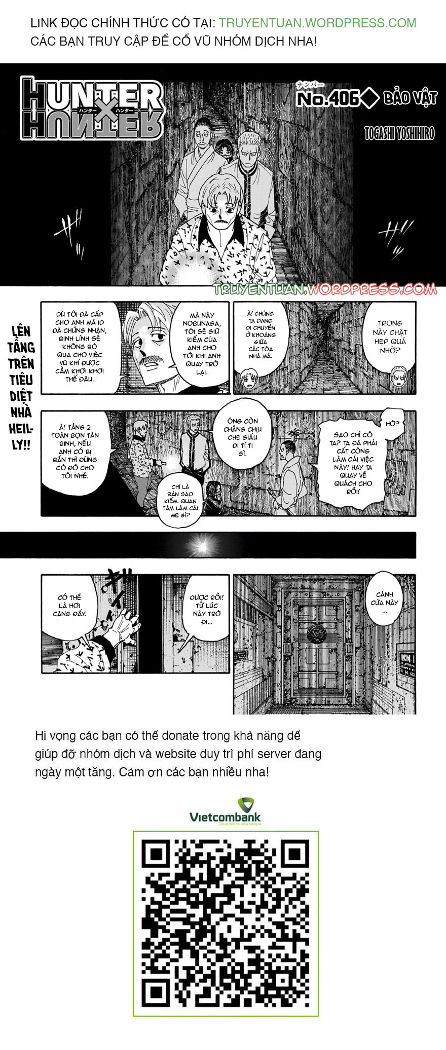 Hunter x Hunter Chap 406 - Next Chap 407
