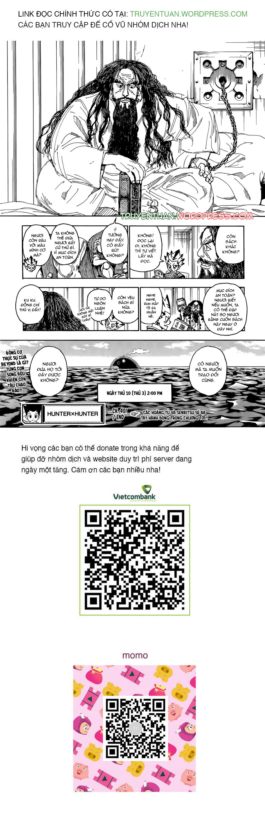 Hunter x Hunter Chap 401 - Next Chap 402