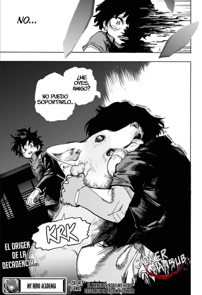 Boku no Hero Academia Chap 417 - Next Chap 418